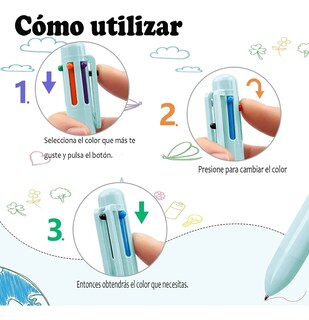 Foto 4 | Foto 4 | 30 Bolígrafos De Cuatro Colore