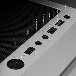 Foto 4 | Foto 4 | Gabinete Xtreme Pc Gaming Evangelion 08 Comic Edition Media Torre 4 Fan Argb Blanco Cxtev8wt