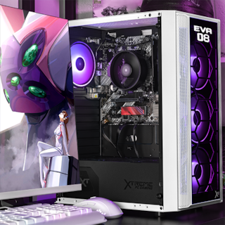 Foto 8 | Foto 8 | Gabinete Xtreme Pc Gaming Evangelion 08 Comic Edition Media Torre 4 Fan Argb Blanco Cxtev8wt