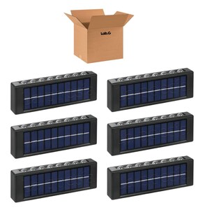 Foto 1 | Foto 1 | 6pcs De Lámparas La Poesía Luz Solares Led Luz Blanca