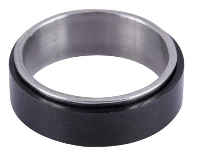 Foto 1 | Foto 1 | Anillo Xtellar Anti Ansiedad De Acero Inoxidable - Joyería Elegante Para Hombre El Regalo Perfecto Negro Y Plata