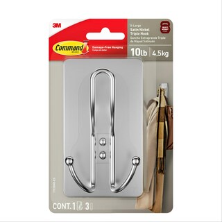 Foto 1 | Foto 1 | Gancho Triple Wall Hooks Command- Venta Internacional