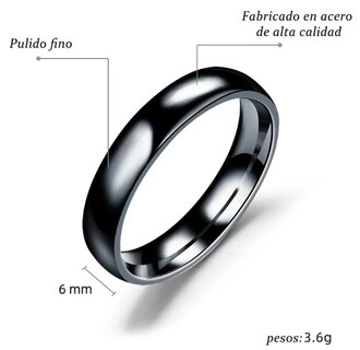 Foto 2 | Foto 2 | Xtellar Anillo Unisex De Pareja De Elegante Titanio Puro Y Acero Inoxidable