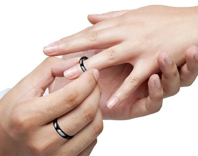 Foto 4 | Foto 4 | Xtellar Anillo Unisex De Pareja De Elegante Titanio Puro Y Acero Inoxidable