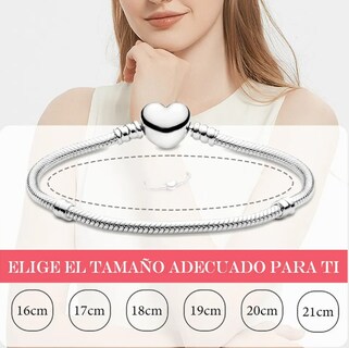 Foto 3 | Foto 3 | Pulsera Xtellar Con Diseño De Cadena Serpiente Y Broche En Forma De Corazón