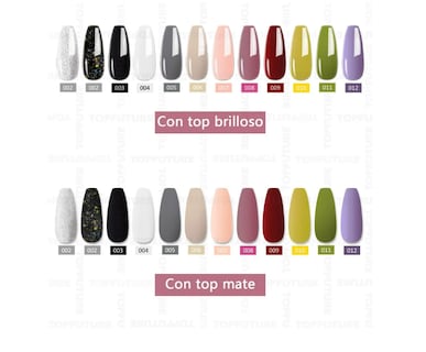 Foto 3 | Foto 3 | Kit Lampara Uña Uv Gel 54w 12 Esmaltes Mate Cepillo Manicure