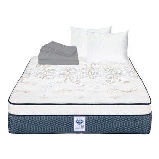 Foto 1 | Foto 1 | Colchón Spring Air Cantabria Queen Size + 2 Almohadas Oso + Juego De Sábanas Basic