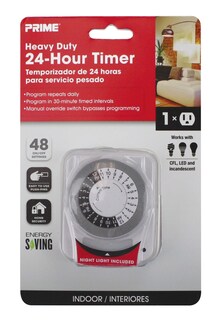 Foto 2 | Foto 2 | Luz Nocturna Timer Prime Wire & Cable Tninl2412 1 Salida 24 Horas - Venta Internacional.