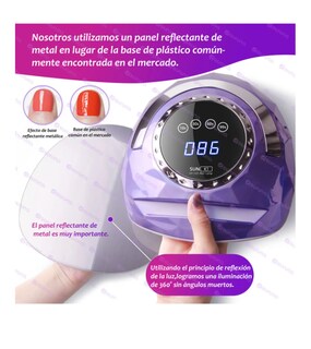 Foto 4 | Foto 4 | Lámpara De Uñas 268w 70 Led Secadora Uñas Uv