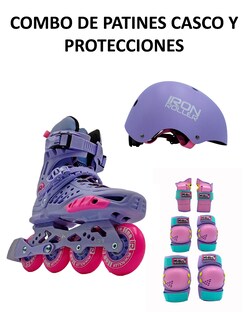 Foto 2 | Foto 2 | Combo De Patines Urbanos Casco Y Protecciones Ir Forza 2.0