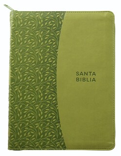 Foto 1 | Foto 1 | Biblia Rvr60 Letra Grande Con Cierre Símil Piel - Verde