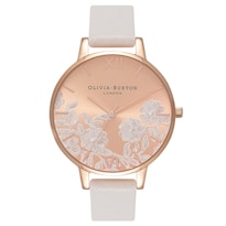 Reloj Para Mujer Olivia Burton Lace Detail Ob16mv53 Rosa