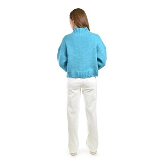 Foto 3 | Foto 3 | Sueter De Cuello Alto Roman Fashion /juvenil 12698 (azul Claro) Azul