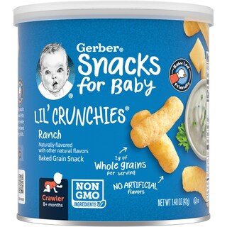 Foto 1 | Foto 1 | Snacks Gerber Lil Crunchies Ranch 44 Ml Para Bebé (paquete De 6) - Venta Internacional.