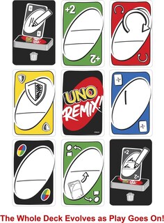 Foto 3 | Foto 3 | Juego De Cartas Mattel Games Uno Remix Con Opciones Personalizables - Venta Internacional.