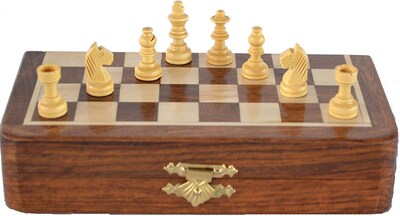 Foto 3 | Foto 3 | Juego De Ajedrez Chessbazar Con Bolsillo Magnético De Viaje Staunton 7 X 7 Cm - Venta Internacional.
