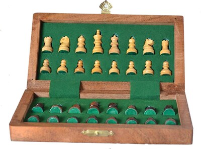 Foto 4 | Foto 4 | Juego De Ajedrez Chessbazar Con Bolsillo Magnético De Viaje Staunton 7 X 7 Cm - Venta Internacional.