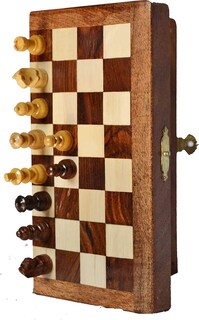 Foto 6 | Foto 6 | Juego De Ajedrez Chessbazar Con Bolsillo Magnético De Viaje Staunton 7 X 7 Cm - Venta Internacional.
