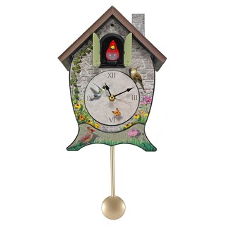 Foto 1 | Foto 1 | Reloj De Cuco Mark Feldstein Garden Cottage Singing Cardinal - Venta Internacional.
