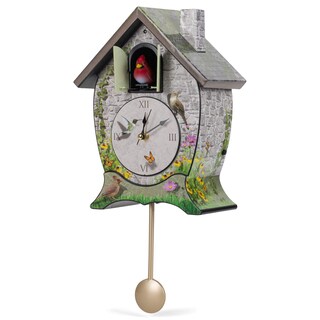 Foto 4 | Foto 4 | Reloj De Cuco Mark Feldstein Garden Cottage Singing Cardinal - Venta Internacional.