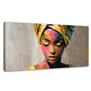 Foto 1 | Foto 1 | Cuadro Decorativo Canvas Mujer Africana Mirada 120x60