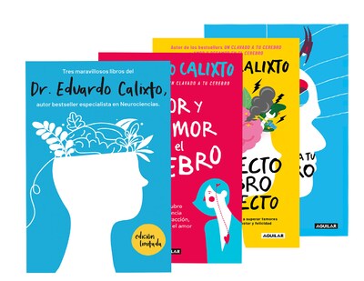 Foto 1 | Foto 1 | Caja Con Tres Libros Eduardo Calixto Editorial Aguilar