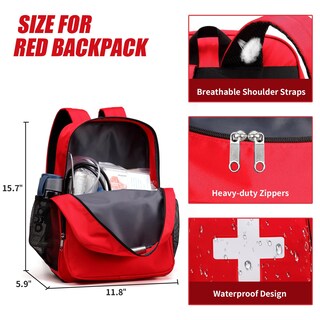 Foto 5 | Foto 5 | Mochila De Primeros Auxilios Gatycallaty Emergency Medical A Prueba De Agua - Venta Internacional.