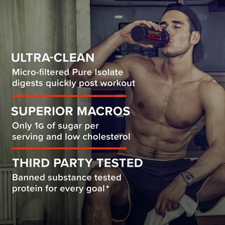 Foto 6 | Foto 6 | Proteína En Polvo Gnc Amp Pure Isolate Whey Chocolate 798g - Venta Internacional.