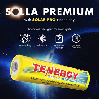 Foto 2 | Foto 2 | Baterías Solares Recargables Tenergy Solla Premium Aa 1300mah - Venta Internacional.