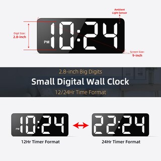 Foto 3 | Foto 3 | Reloj De Pared Digital Led Xuanzit Con Pantalla Grande De 2 8 Pulgadas - Venta Internacional.
