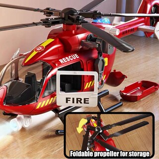 Foto 4 | Foto 4 | Helicóptero De Juguete Csdcsd Large Police Con Luces Y Sonidos De 3 A 7 Años - Venta Internacional.