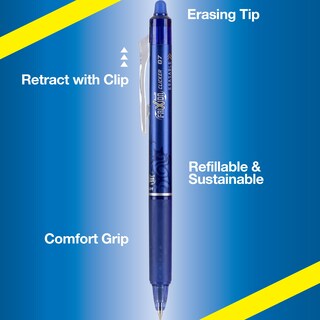 Foto 5 | Foto 6 | Bolígrafos De Tinta De Gel Pilot Frixion Clicker Borrables Paquete De 3 - Venta Internacional.