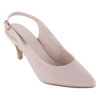 Zapatillas Exterior Charol Color Beige Para Mujer De Rbbasics