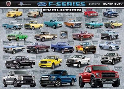 Foto 2 | Foto 2 | Puzzle Eurographics Ford F-series Evolución 49 X 67 Cm - Venta Internacional.