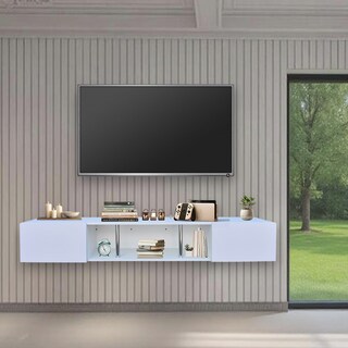 Foto 5 | Foto 5 | Mueble Para Tv Flotante 160-2 Puertas