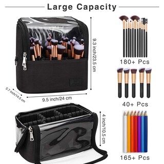 Foto 4 | Foto 4 | Funda Para Brochas De Maquillaje Tanto Stand-up Cup Bolsa De Viaje Negra - Venta Internacional.