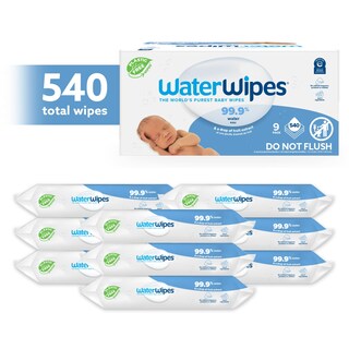 Foto 2 | Foto 2 | Toallitas Para Bebés Waterwipes Sin Plástico 540 Toallitas Originales - Venta Internacional.