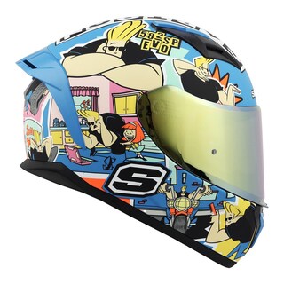 Foto 2 | Foto 2 | Casco Shaft Sh582sp Az Clst Mt Johny Bravo Mica Nj Cerr Celeste