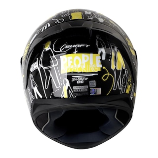 Foto 2 | Foto 2 | Casco Shaft Sh582sp Negro People Walking Mica Plateada Cerrado Negro