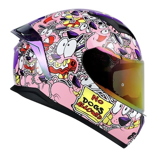 Foto 2 | Foto 2 | Casco Shaft Sh582sp Morado Coraje Cartoon Mica Morada Cerrado Purpura