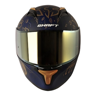 Foto 3 | Foto 3 | Casco Shaft Sh582sp Azul Mate Fortune Mica Dorada Cerrado Azul