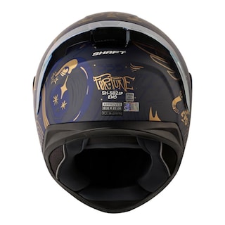 Foto 4 | Foto 4 | Casco Shaft Sh582sp Azul Mate Fortune Mica Dorada Cerrado Azul