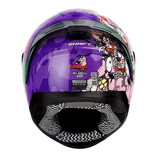 Foto 4 | Foto 4 | Casco Shaft Sh582sp Morado Coraje Cartoon Mica Morada Cerrado Purpura