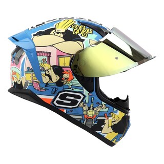 Foto 6 | Foto 6 | Casco Shaft Sh582sp Az Clst Mt Johny Bravo Mica Nj Cerr Celeste