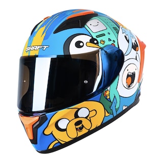 Foto 3 | Foto 3 | Casco Shaft Sh582sp Azul Hora De Aventura Cartoon Cerrado Azul