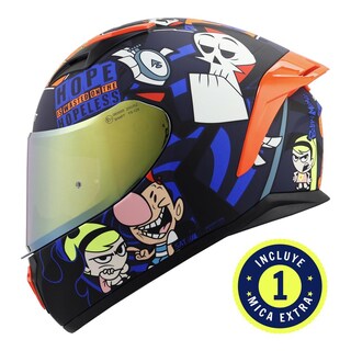 Foto 1 | Foto 1 | Casco Shaft Sh582sp Az Mt Billy Y Mandy Mica Nj Cerrado Azul