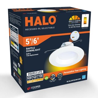 Foto 3 | Foto 3 | Luz Led Empotrable Halo Rl De 5/6 Pulgadas Con Tono Ajustable - Venta Internacional.