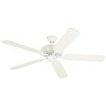 Ventilador De Techo Westinghouse 7802400 52'' Blanco Con 5 Aspas - Venta Internacional.