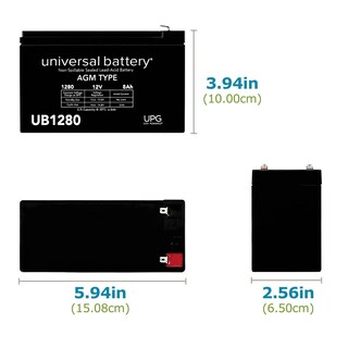 Foto 2 | Foto 2 | Batería Automática Upg 86484 Sla 12 V 8 Ah 15 X 7 X 10 Cm 2 5 Kg - Venta Internacional.