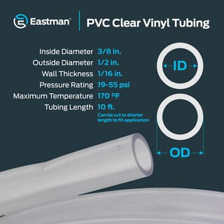 Foto 4 | Foto 4 | Tubo De Vinilo Transparente De Pvc Eastman De 0 95 Cm De Diámetro Interno Y 3 M De Longitud - Venta Internacional.